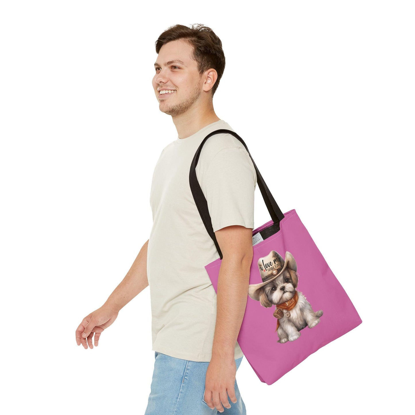 Cowboy Shih Tzu Tote Bag - Shih Tzu Gifts