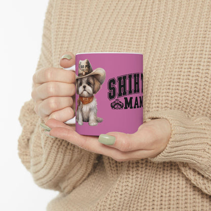 Cowboy Shih Tzu Ceramic Mug - Shih Tzu Gifts