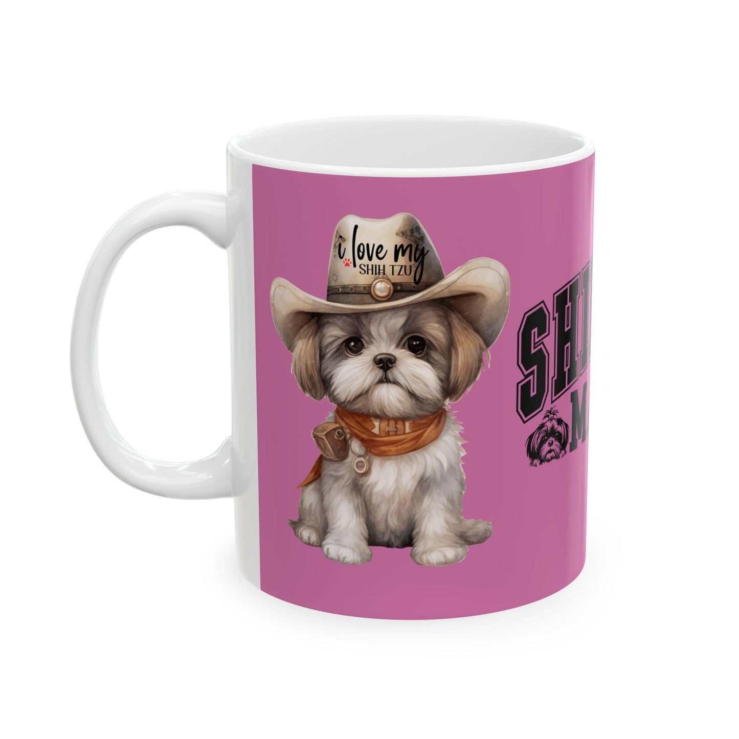 Cowboy Shih Tzu Ceramic Mug - Shih Tzu Gifts