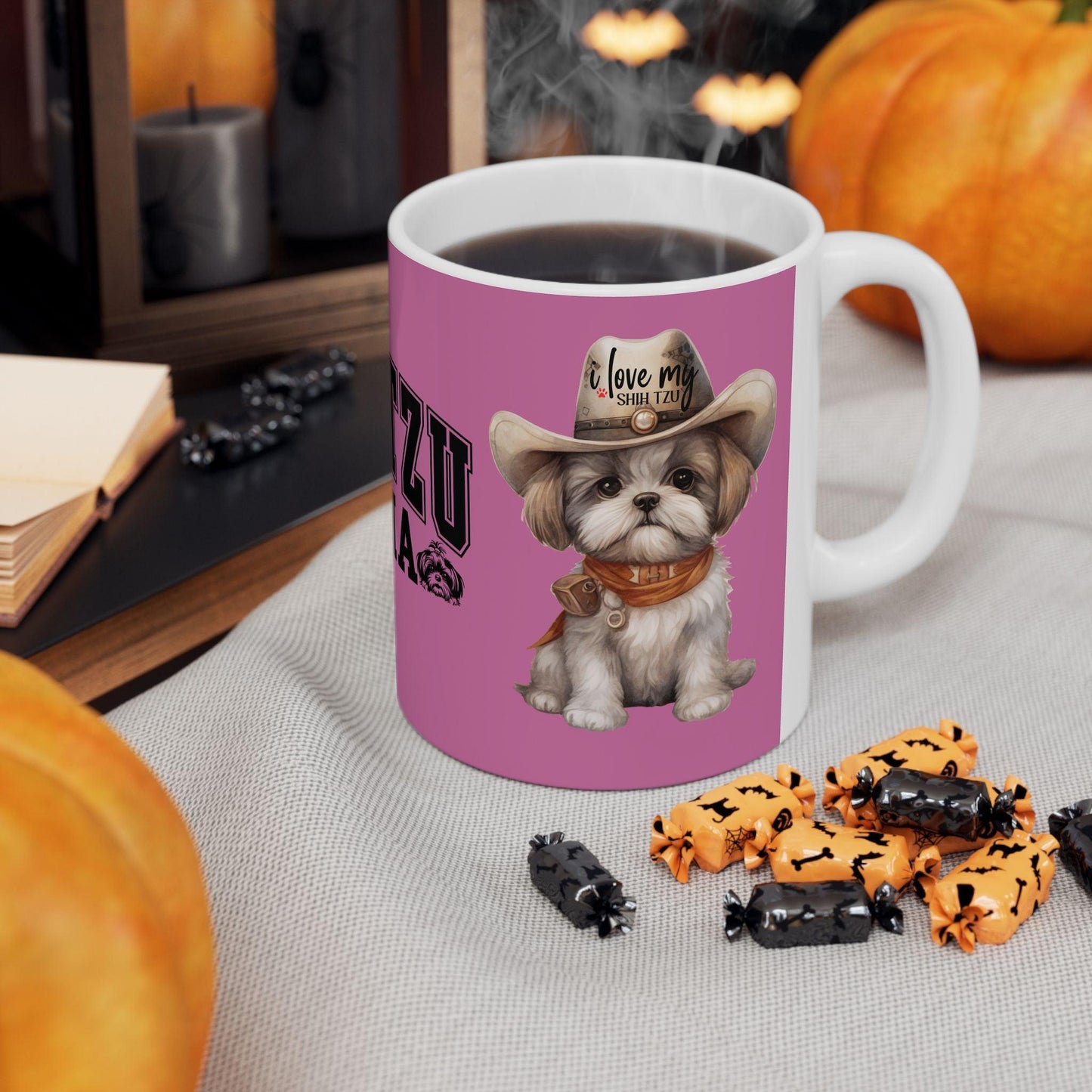 Cowboy Shih Tzu Ceramic Mug - Shih Tzu Gifts