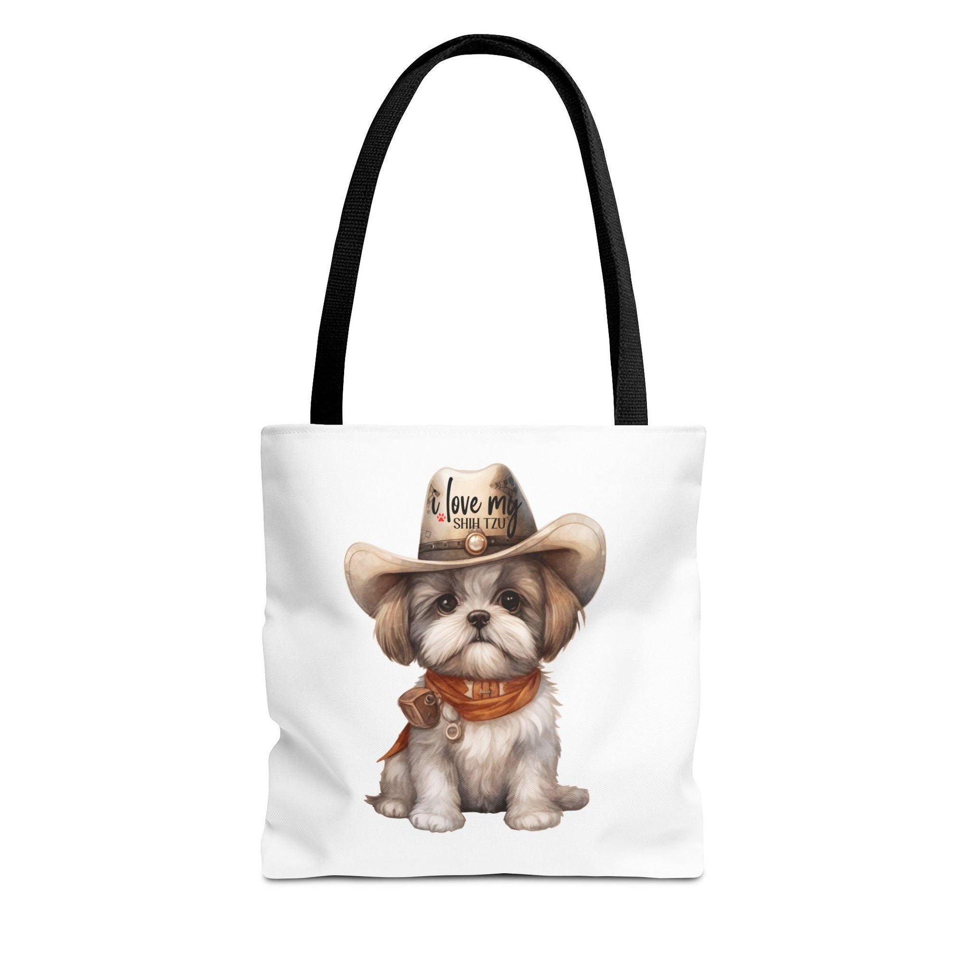 Cowboy Shih Tzu Tote Bag - Shih Tzu Gifts