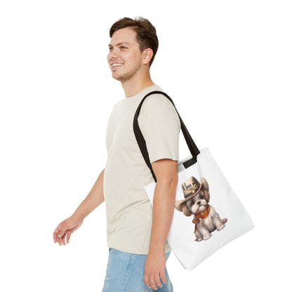 Cowboy Shih Tzu Tote Bag - Shih Tzu Gifts