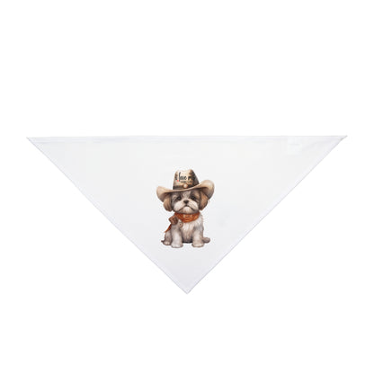 Cowboy Shih Tzu Pet Bandana