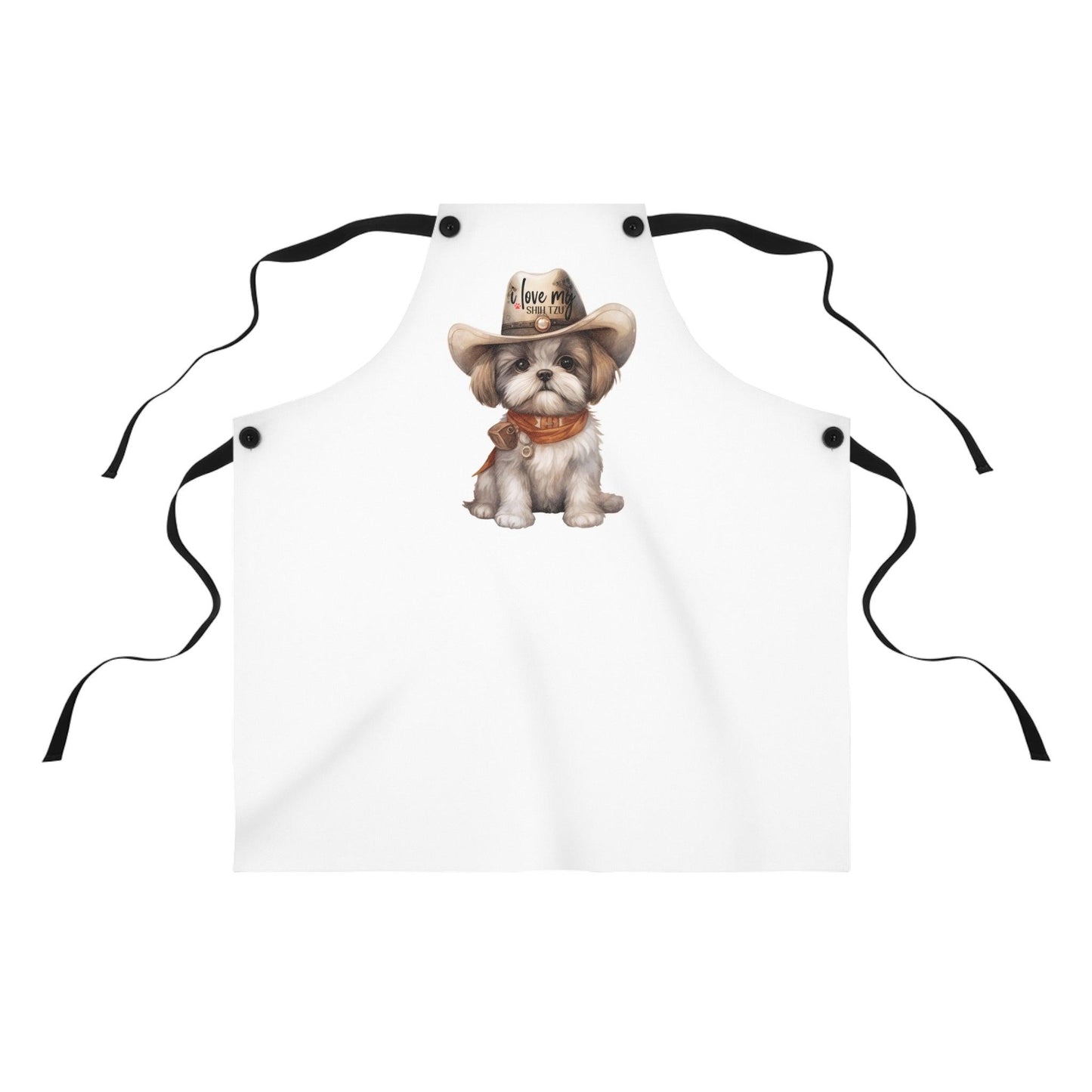 Cowboy Shih Tzu Apron - Shih Tzu Gifts