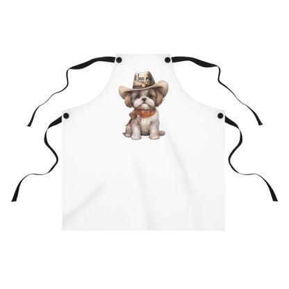 Cowboy Shih Tzu Apron - Shih Tzu Gifts