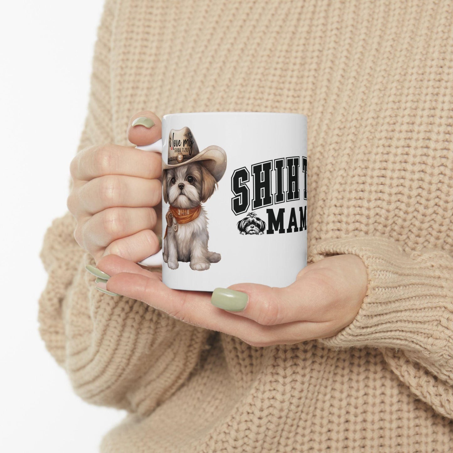 Cowboy Shih Tzu Ceramic Mug - Shih Tzu Gifts