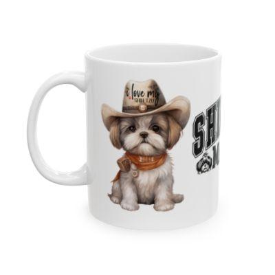 Cowboy Shih Tzu Ceramic Mug - Shih Tzu Gifts