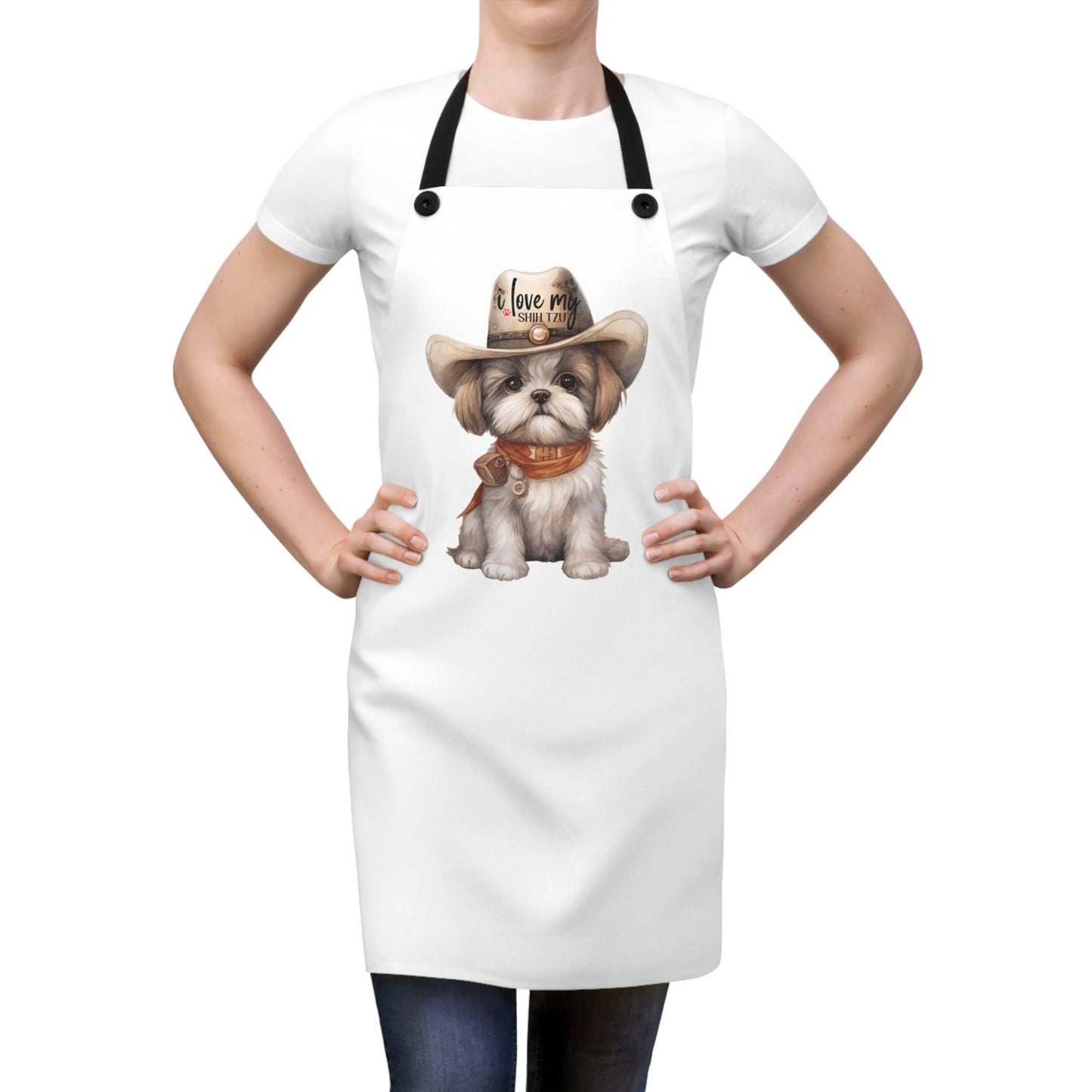 Cowboy Shih Tzu Apron - Shih Tzu Gifts