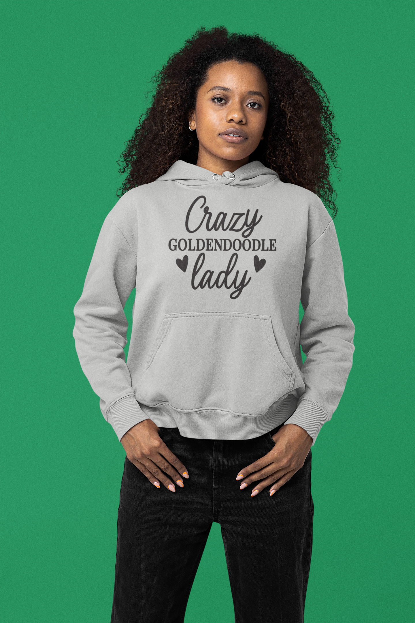 Crazy Goldendoodle Lady Hoodie – Gift for Doodle Moms & Dog Lovers