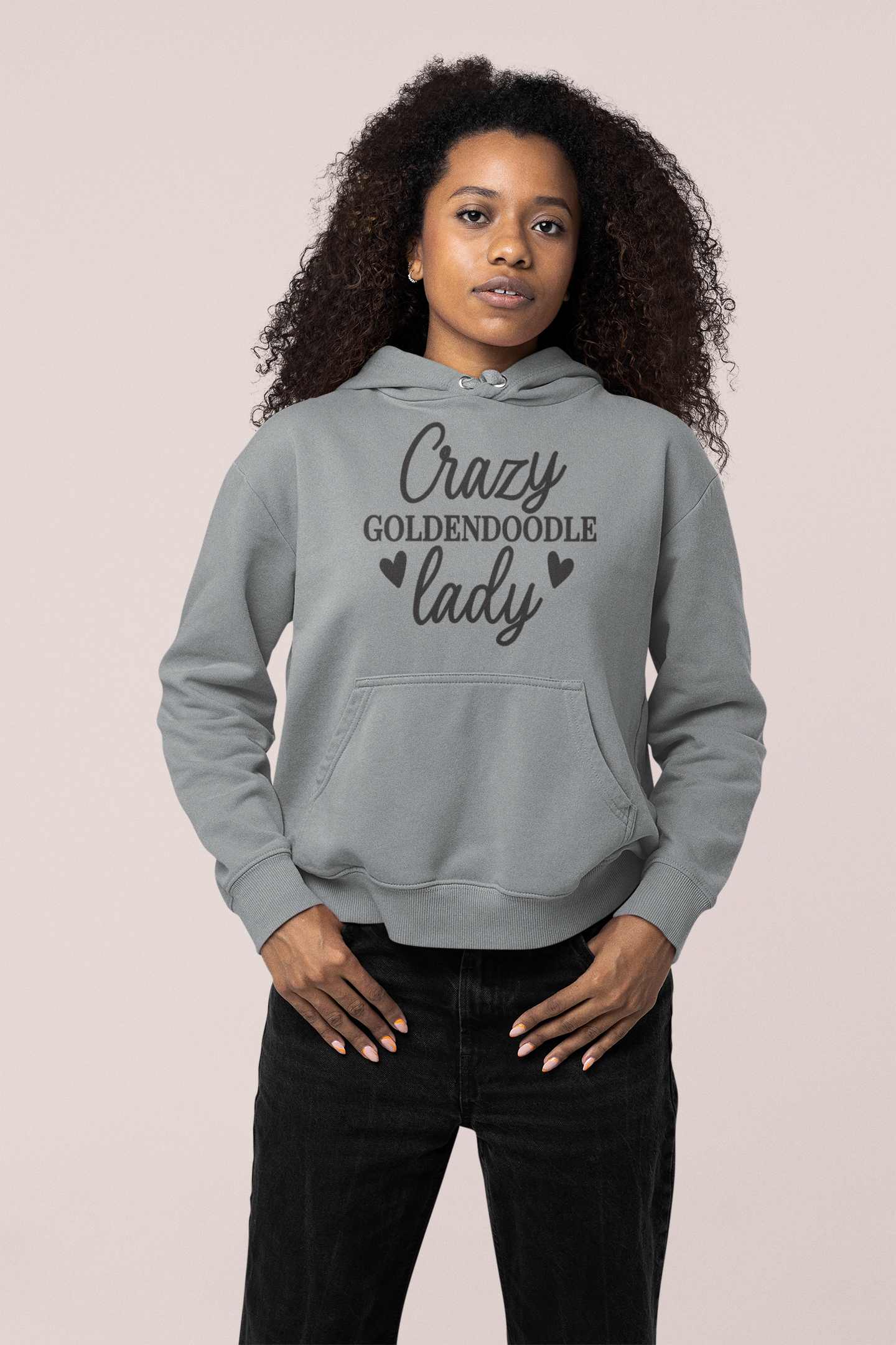 Crazy Goldendoodle Lady Hoodie – Gift for Doodle Moms & Dog Lovers