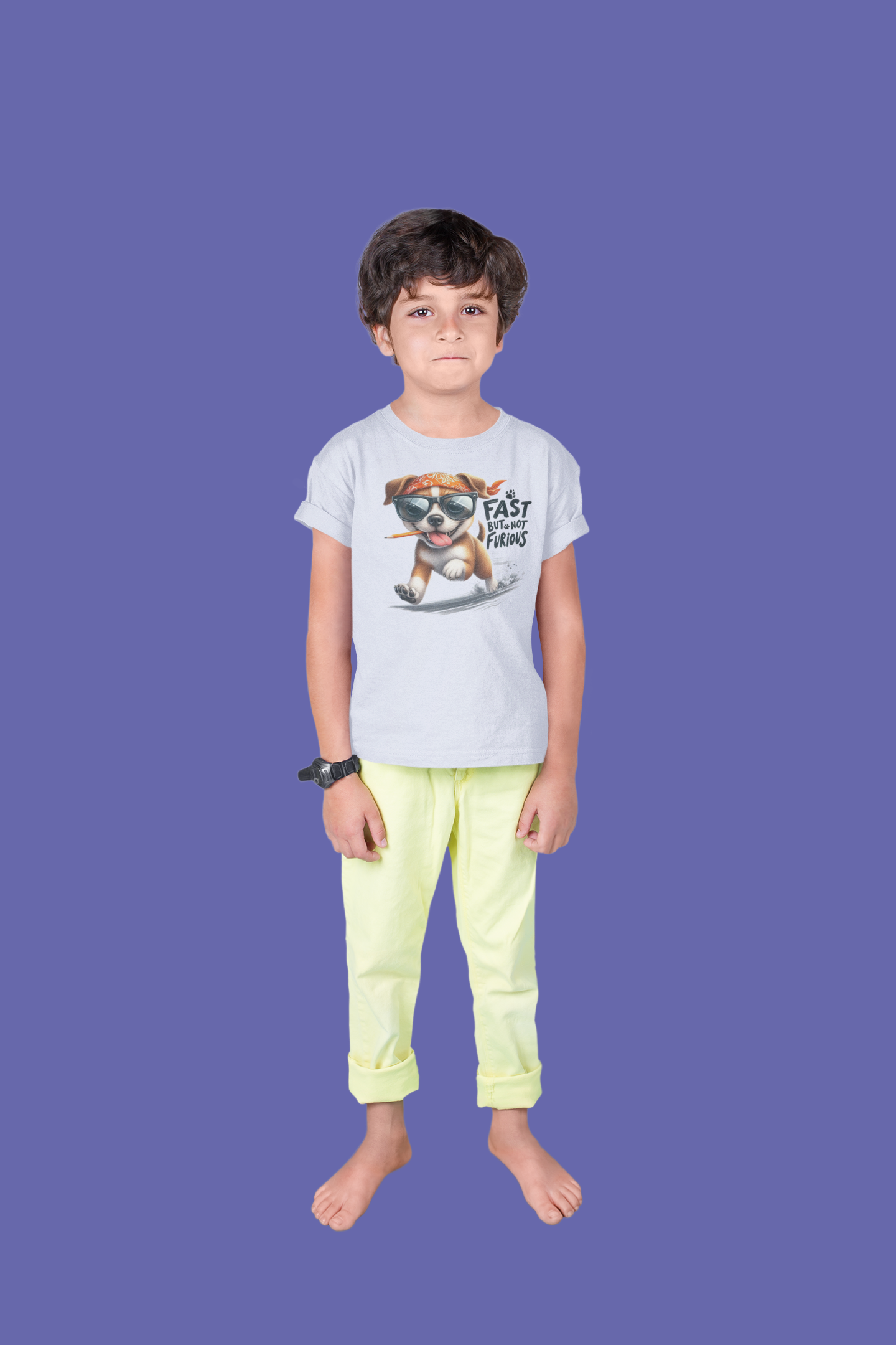 Fast But Not Furious Youth T-Shirt – Fun Graphic Tee for Kids