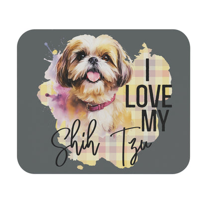 I Love My Shih Tzu Mouse Pad - Shih Tzu Gifts