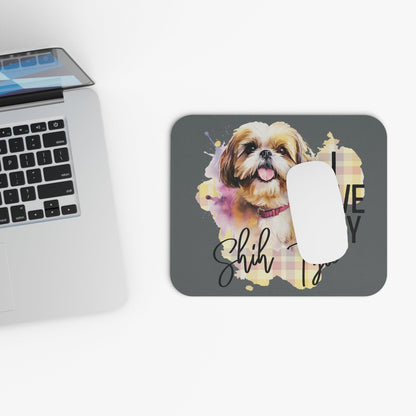 I Love My Shih Tzu Mouse Pad - Shih Tzu Gifts