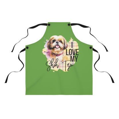 I Love My Shih Tzu Apron - Shih Tzu Gifts