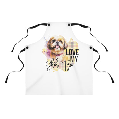 I Love My Shih Tzu Apron - Shih Tzu Gifts