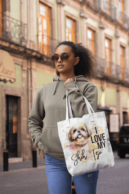 I Love My Shih Tzu Tote Bag - Shih Tzu Gifts