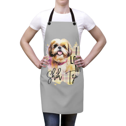 I Love My Shih Tzu Apron - Shih Tzu Gifts