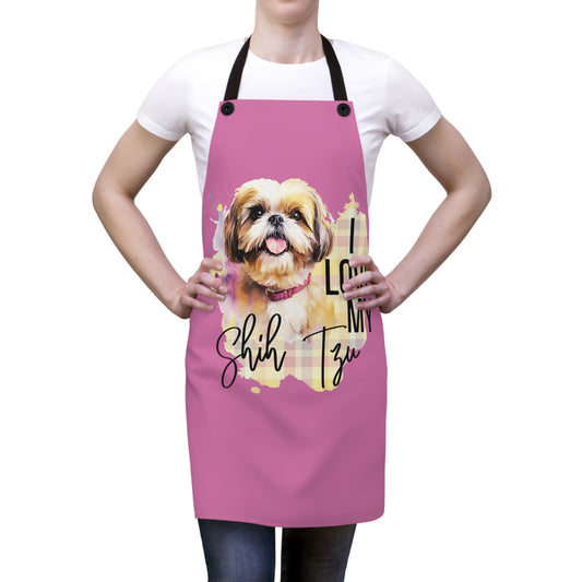 I Love My Shih Tzu Apron