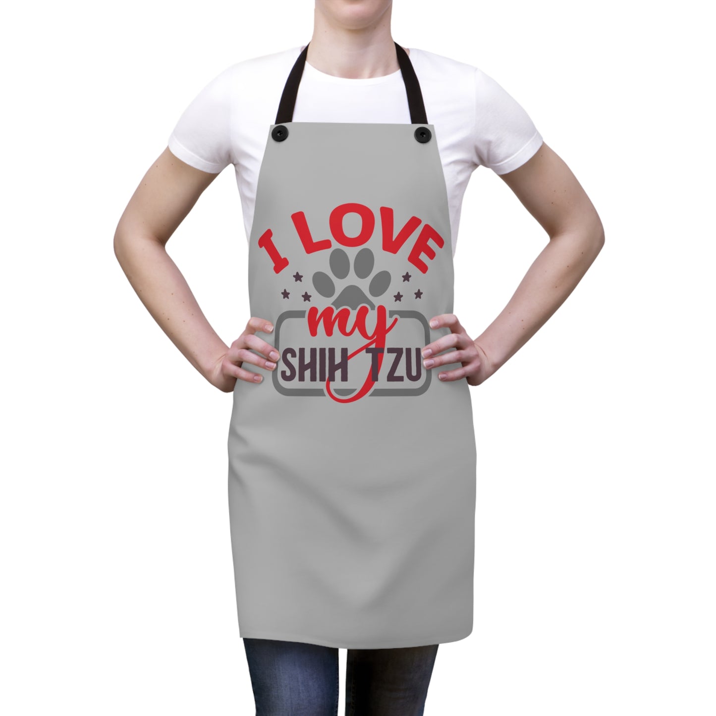 I Love My Shih Tzu Apron