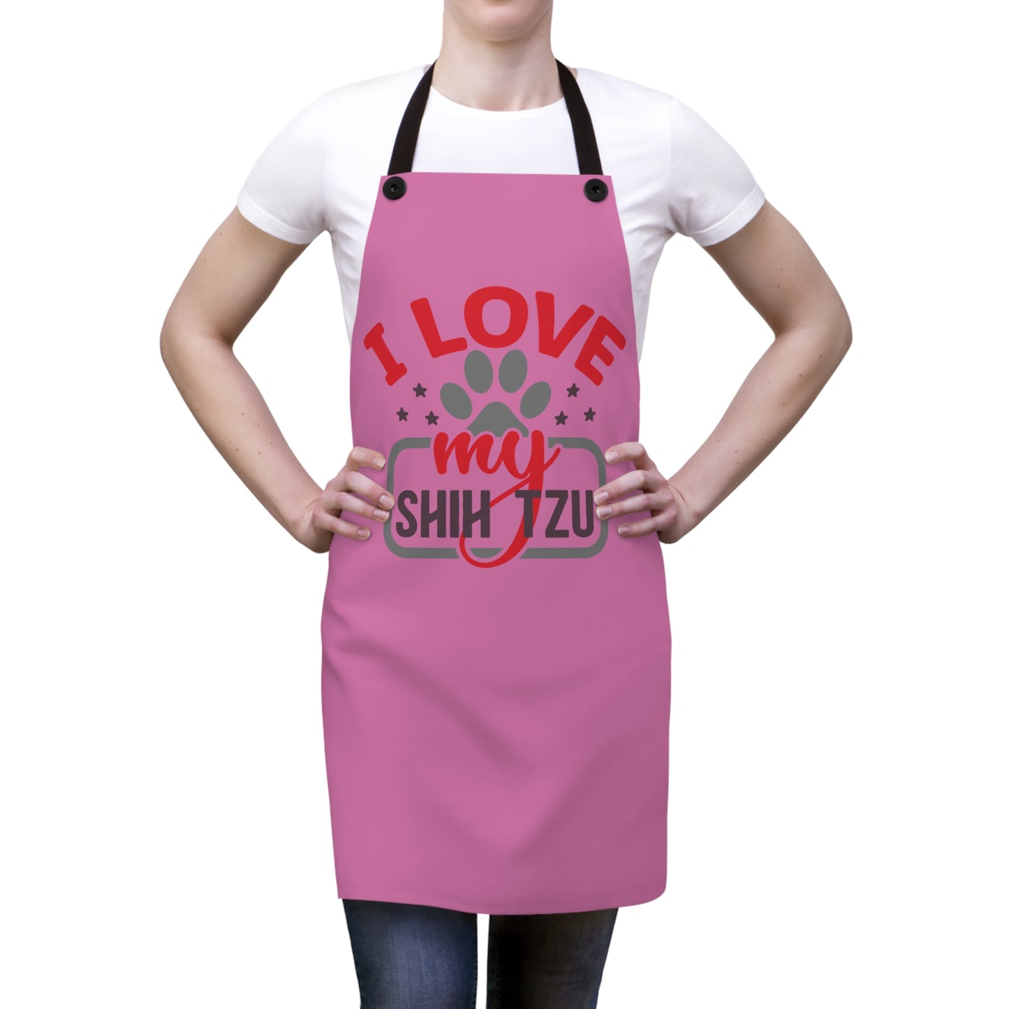 I Love My Shih Tzu Apron