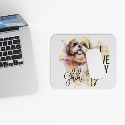 I Love My Shih Tzu Mouse Pad - Shih Tzu Gifts