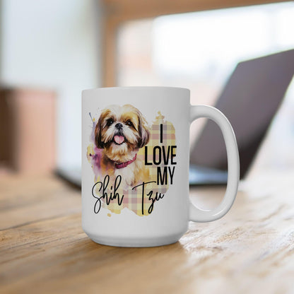 I Love My Shih Tzu Ceramic Mug - Shih Tzu Gifts