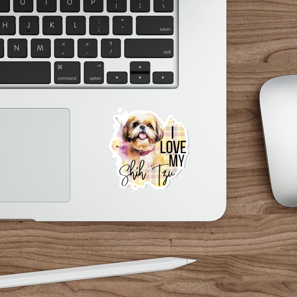 I Love My Shih Tzu Die-Cut Stickers