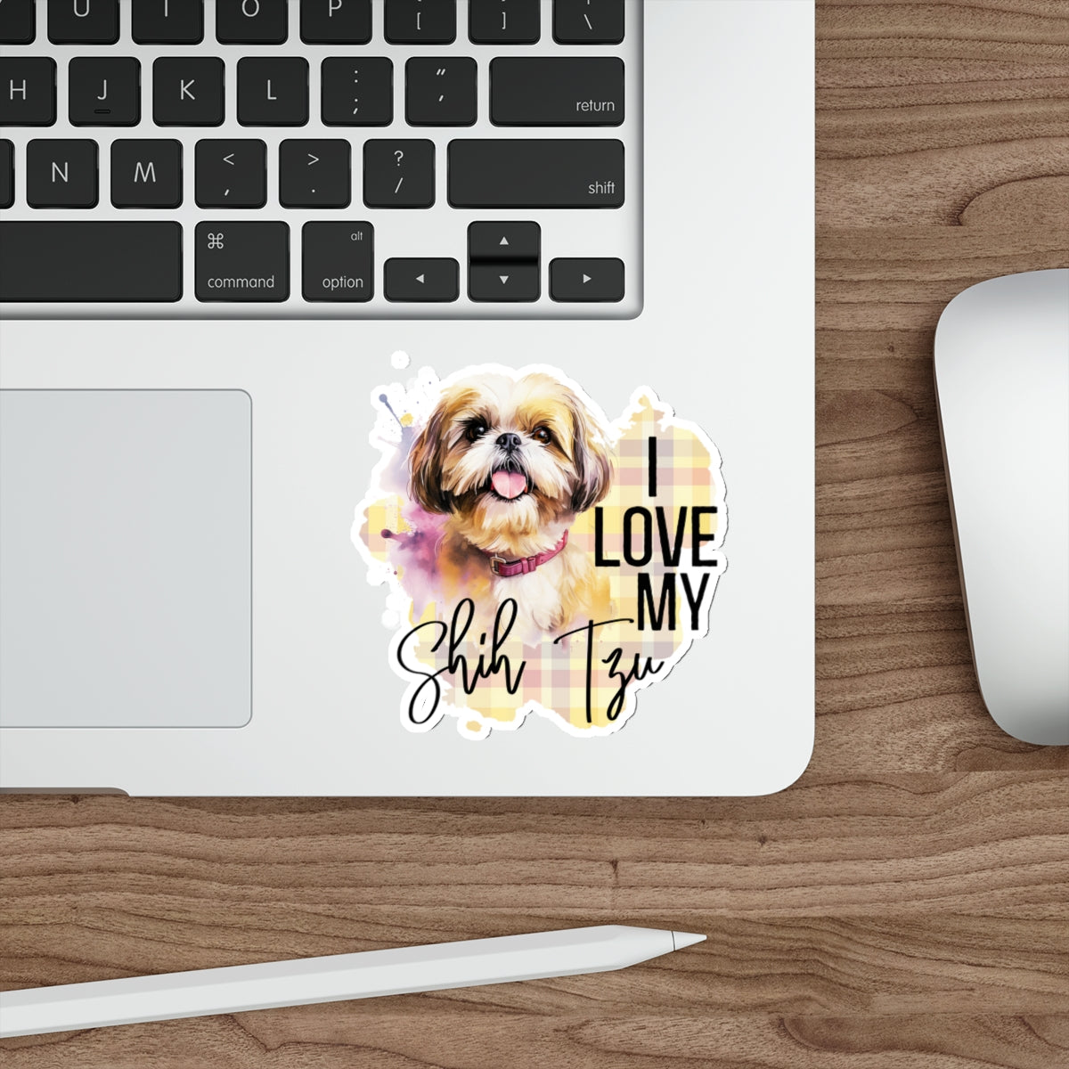 I Love My Shih Tzu Die-Cut Stickers