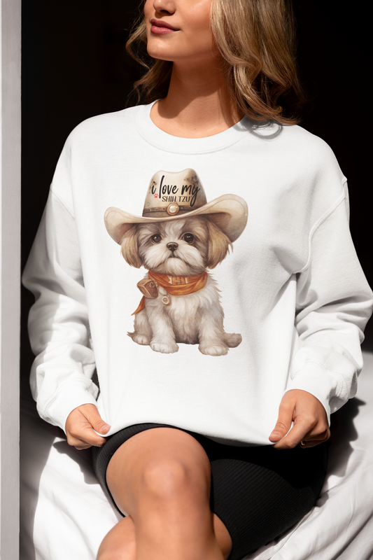 Cowboy Shih Tzu Sweatshirt