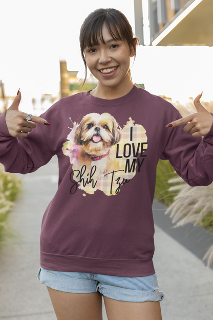 I Love My Shih Tzu Sweatshirt