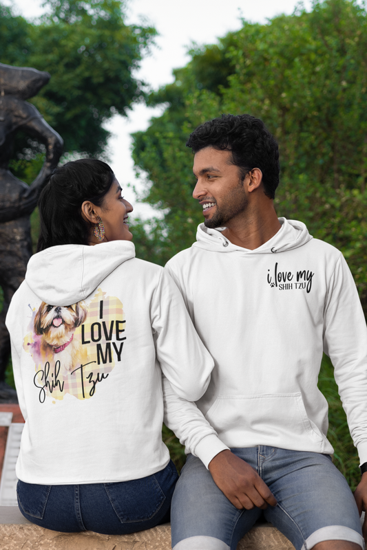 I Love My Shih Tzu Hooded Sweatshirt - Shih Tzu Gifts