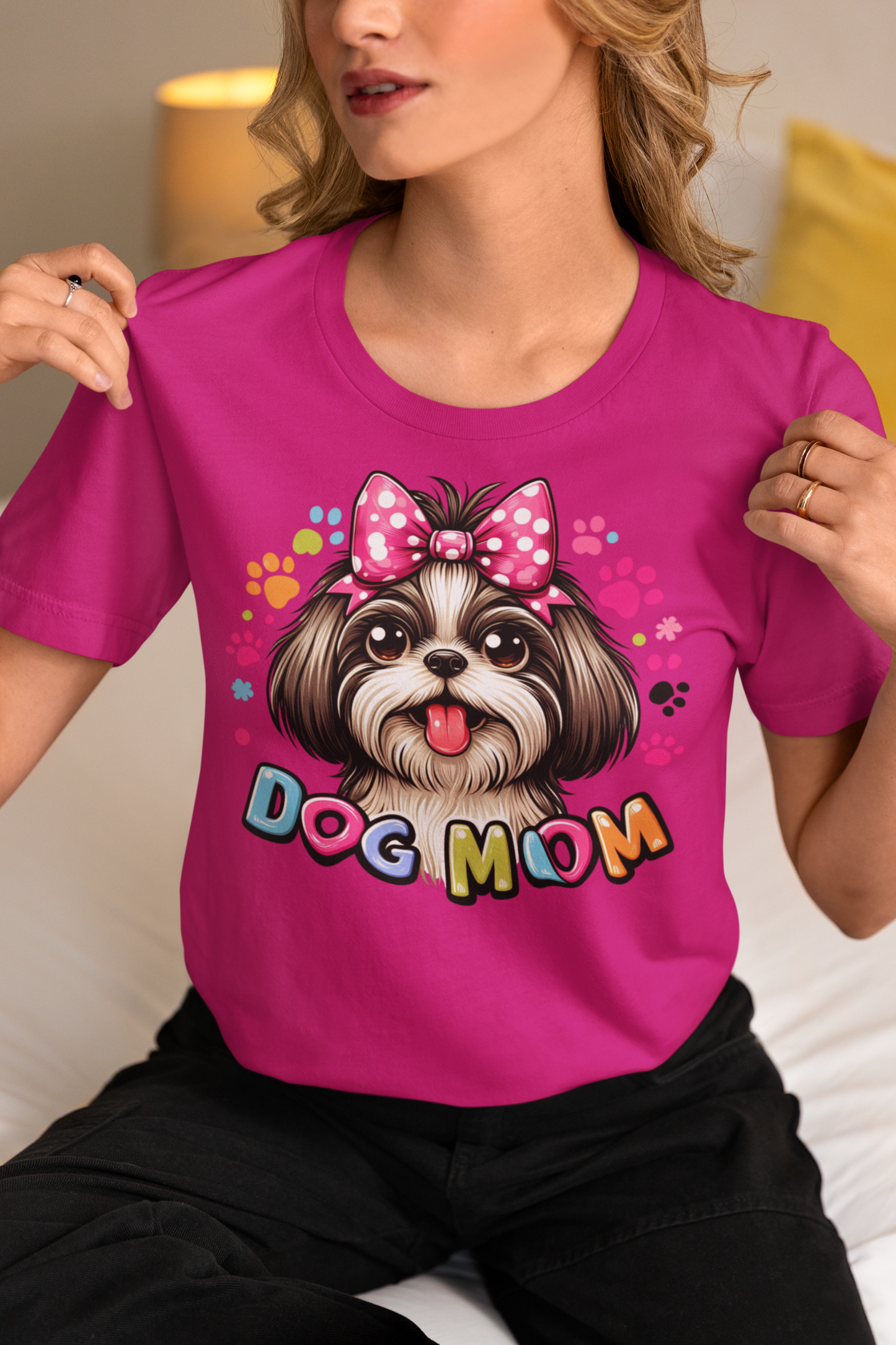 Shih Tzu Dog Mom T-Shirt