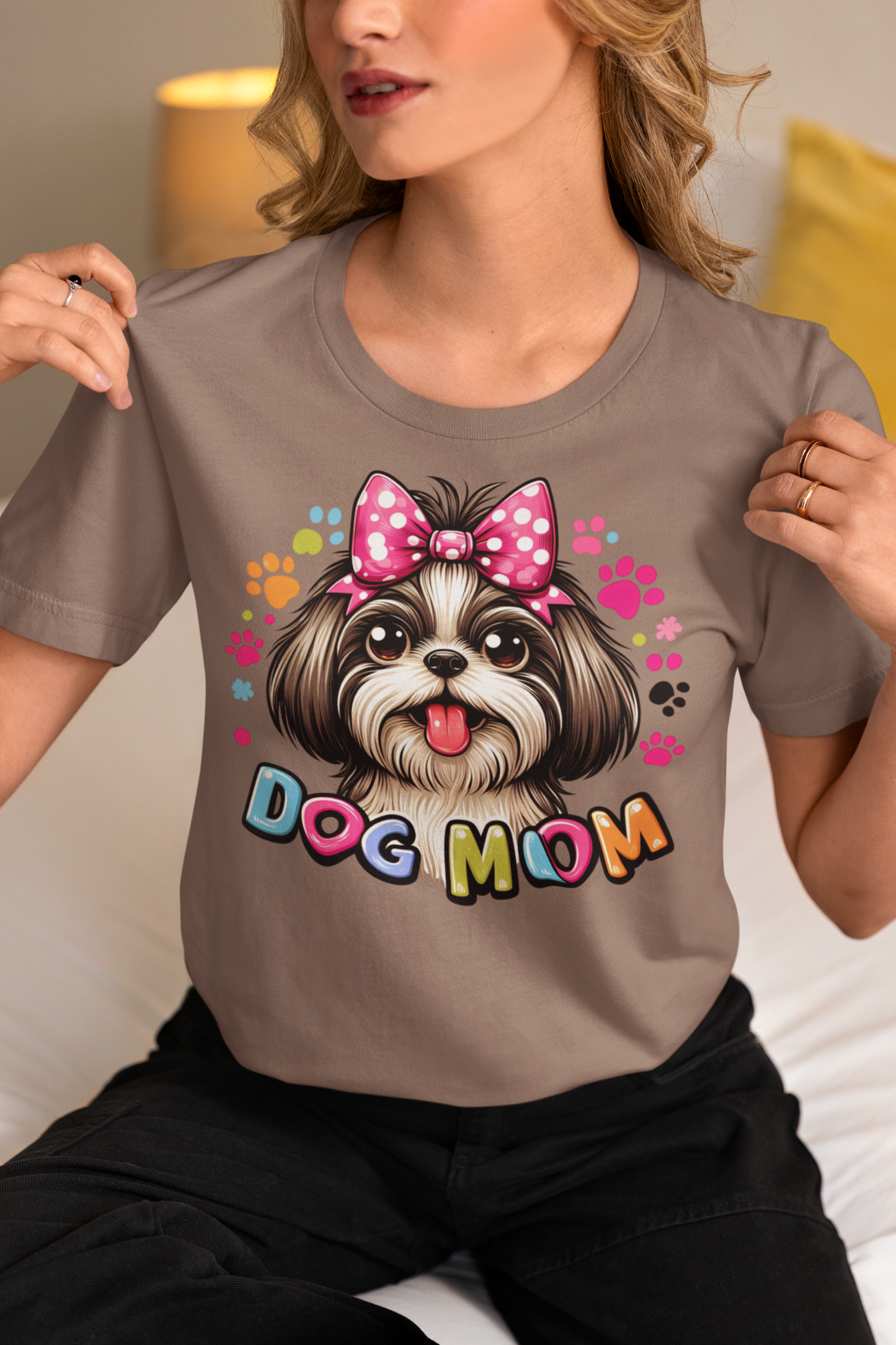 Shih Tzu Dog Mom T-Shirt