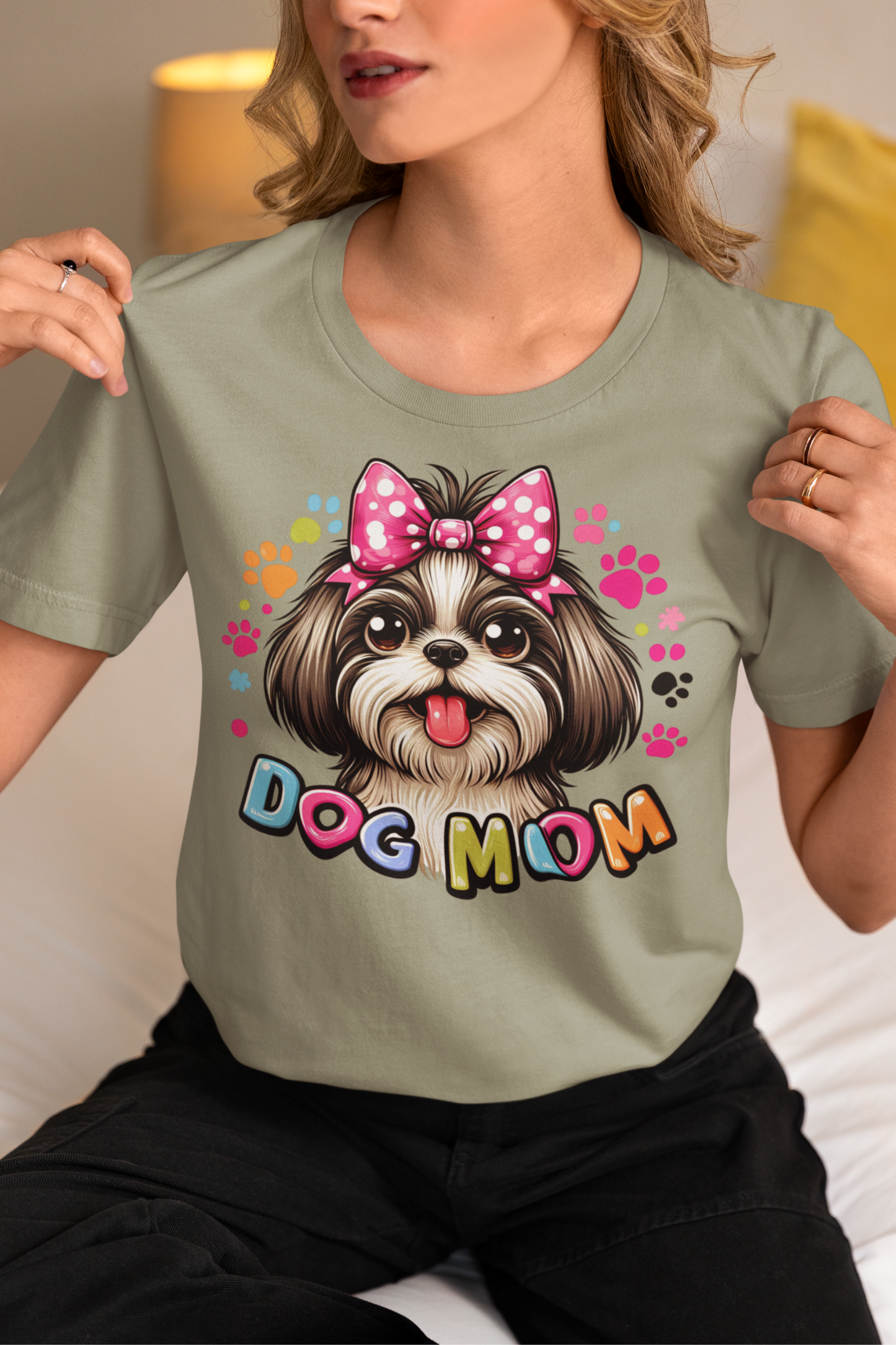 Shih Tzu Dog Mom T-Shirt