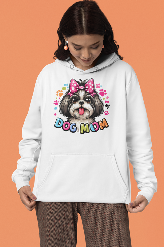 Shih Tzu Dog Mom Hooded Sweatshirt - Shih Tzu Gifts