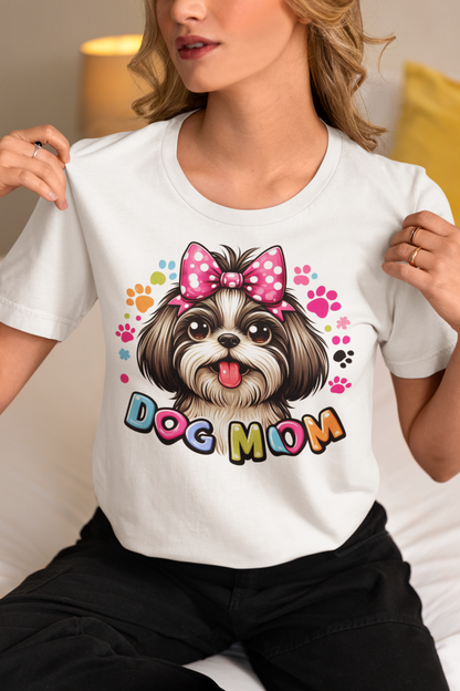 Shih Tzu Dog Mom T-Shirt