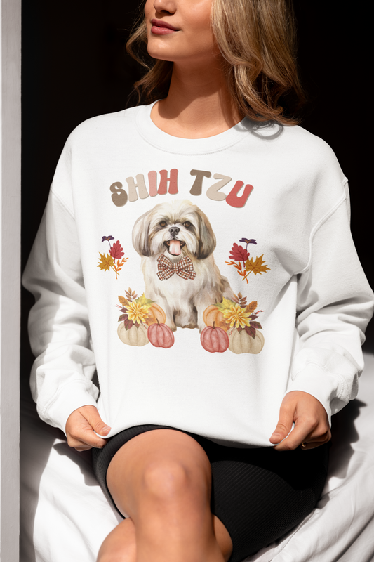 Shih Tzu In Fall Sweatshirt