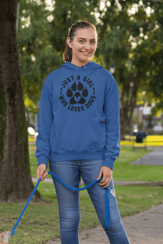 Just a Girl Who Loves Dogs Hoodie