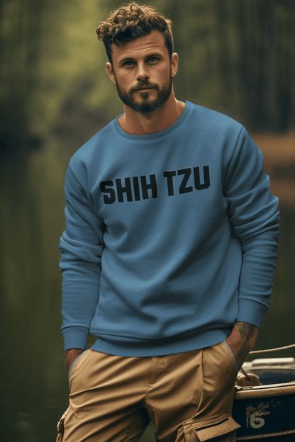 Shih Tzu Text Sweatshirt – Cozy Crewneck for Dog Lovers