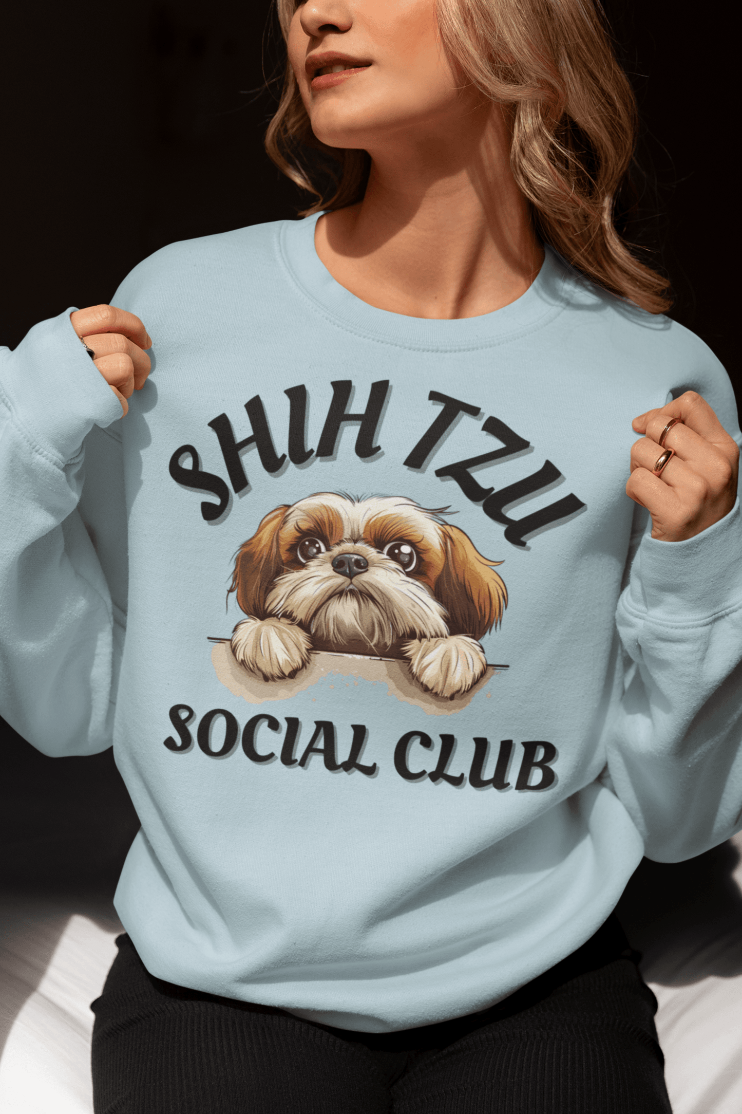 Shih Tzu Social Club Sweatshirt - Shih Tzu Gifts