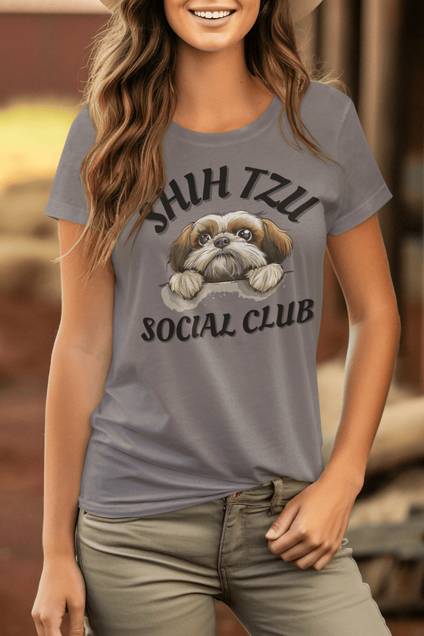 Shih Tzu Social Club T-Shirt – Perfect for proud Shih Tzu owners - Shih Tzu Gifts