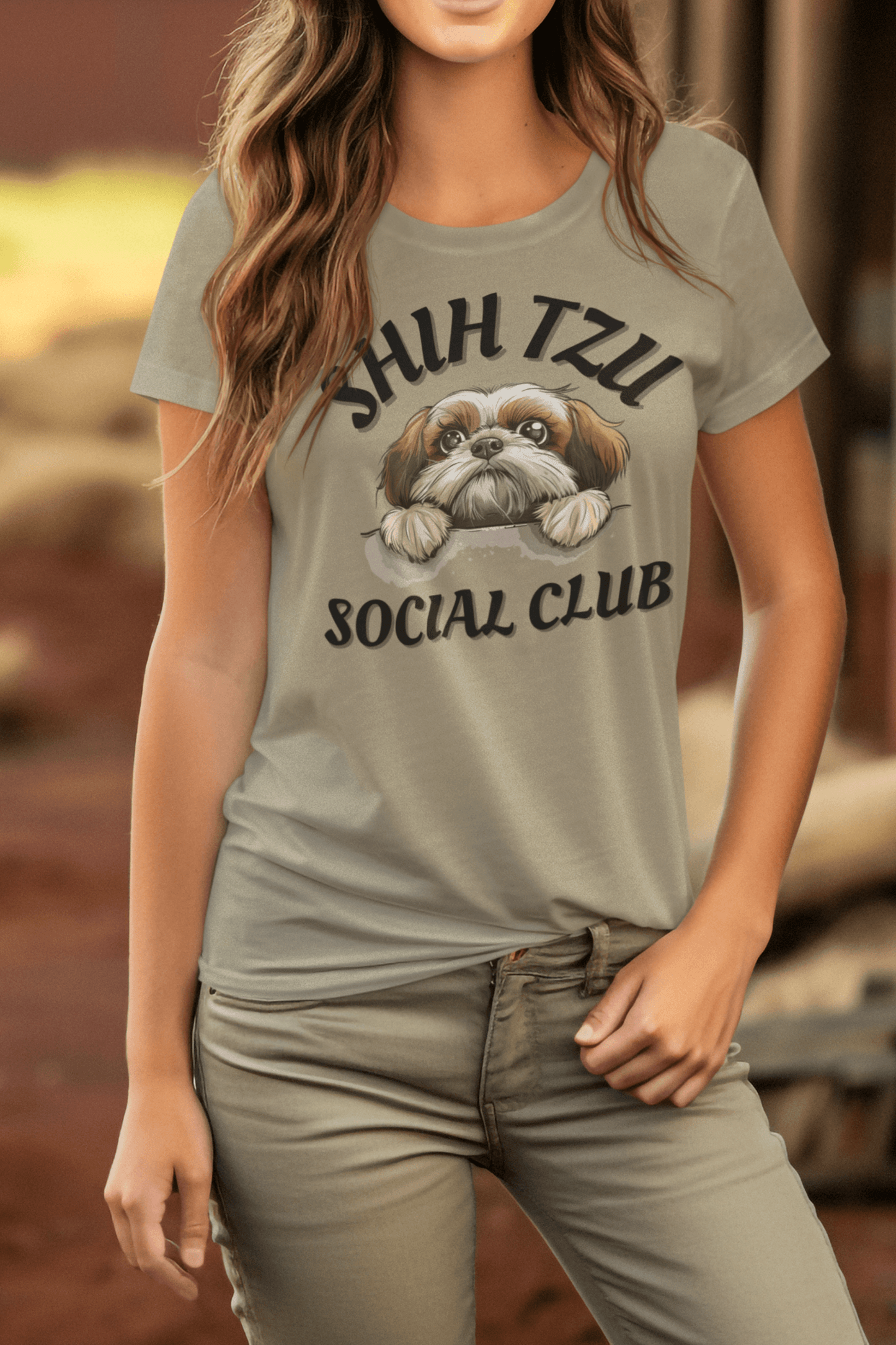 Shih Tzu Social Club T-Shirt – Perfect for proud Shih Tzu owners - Shih Tzu Gifts