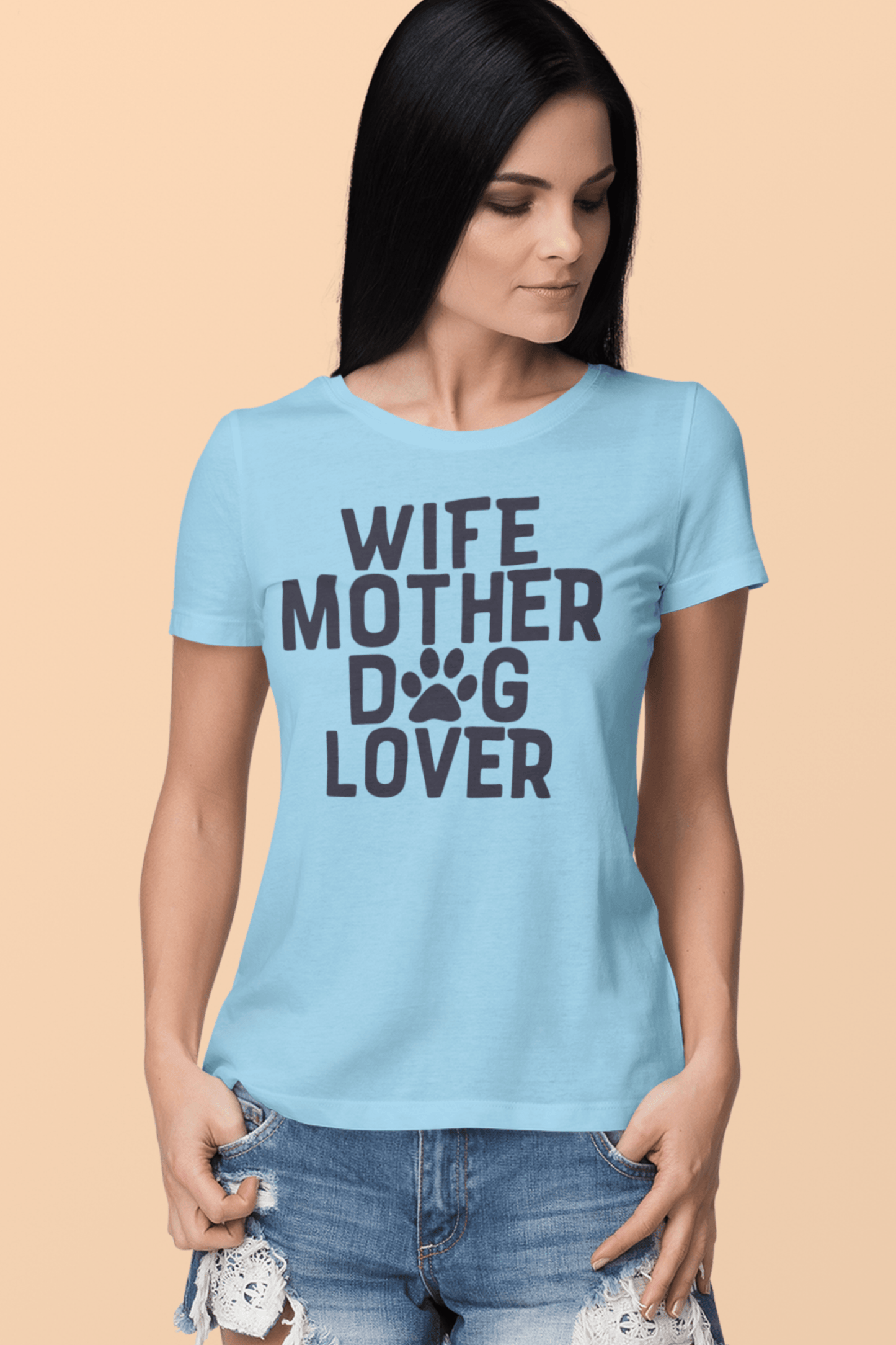 "Wife Mother Dog Lover" T-Shirt – Perfect for dog-loving moms! - Shih Tzu Gifts