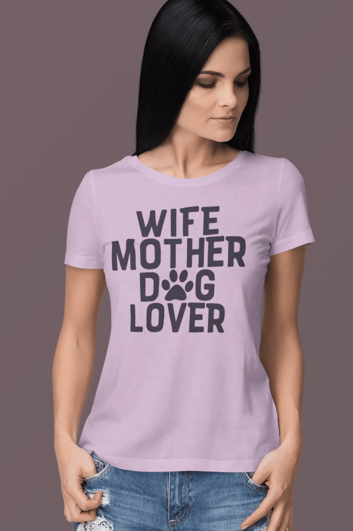 "Wife Mother Dog Lover" T-Shirt – Perfect for dog-loving moms! - Shih Tzu Gifts