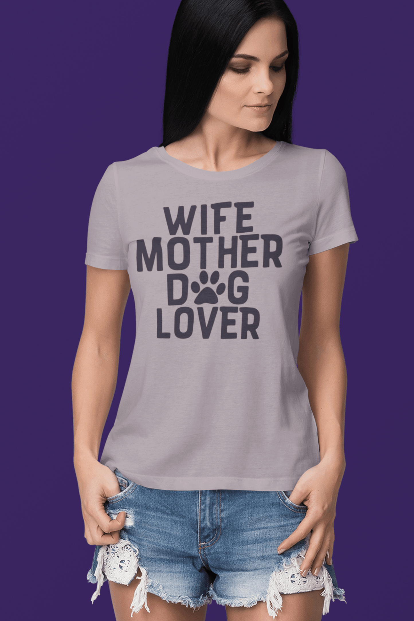 "Wife Mother Dog Lover" T-Shirt – Perfect for dog-loving moms! - Shih Tzu Gifts