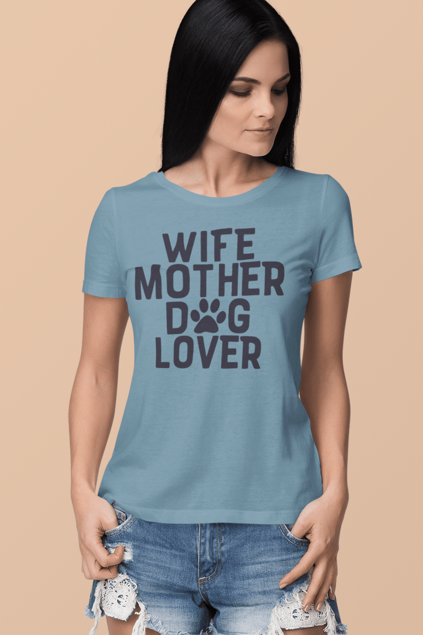 "Wife Mother Dog Lover" T-Shirt – Perfect for dog-loving moms! - Shih Tzu Gifts