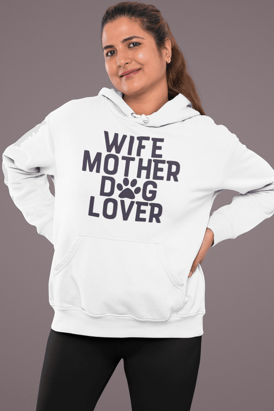 Wife Mother Dog Lover Hooded Sweatshirt - Shih Tzu Gifts