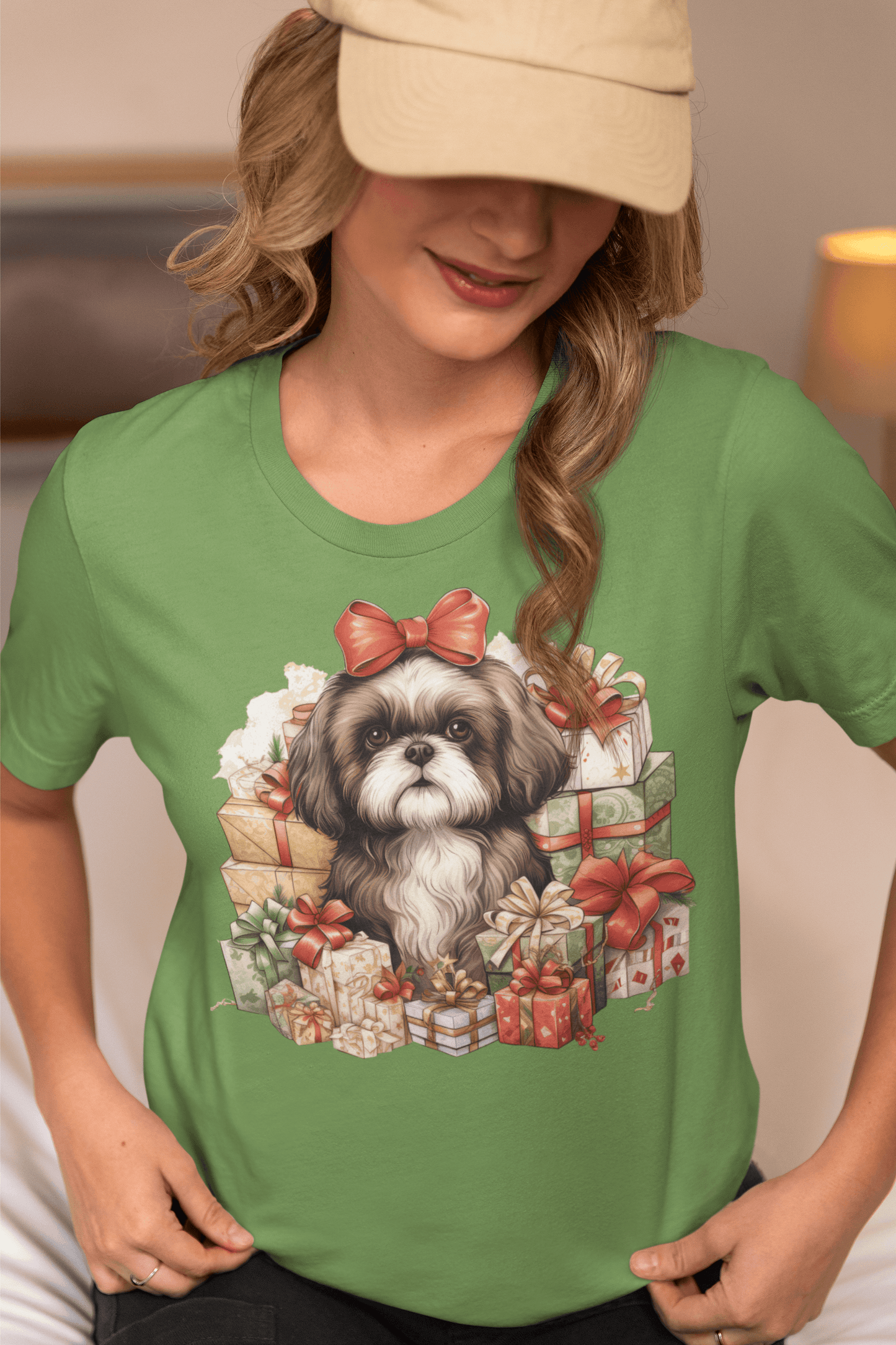 Christmas Gifts Shih Tzu T-Shirt – Perfect Holiday Gift for Dog Lovers - Shih Tzu Gifts