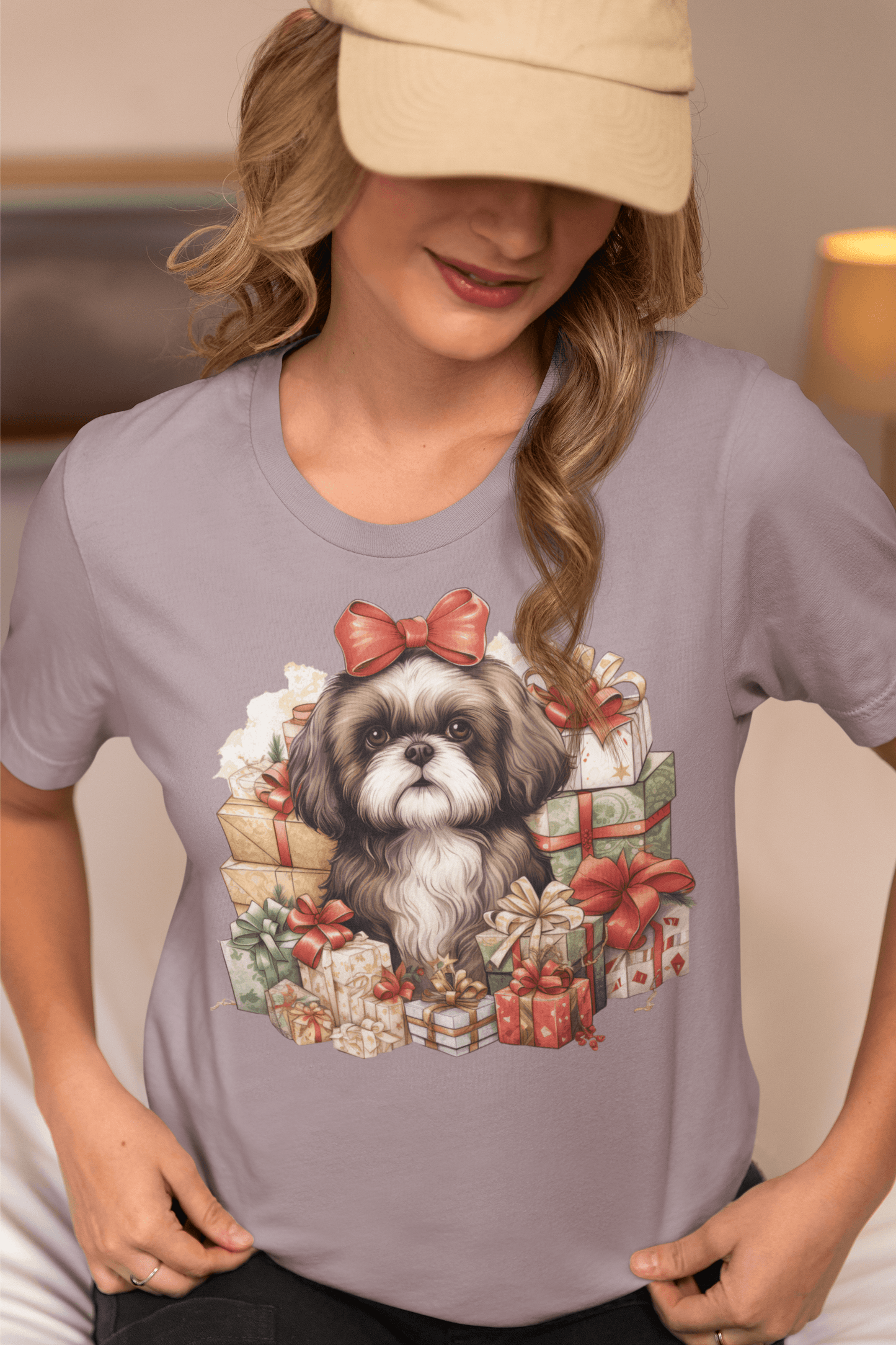 Christmas Gifts Shih Tzu T-Shirt – Perfect Holiday Gift for Dog Lovers - Shih Tzu Gifts