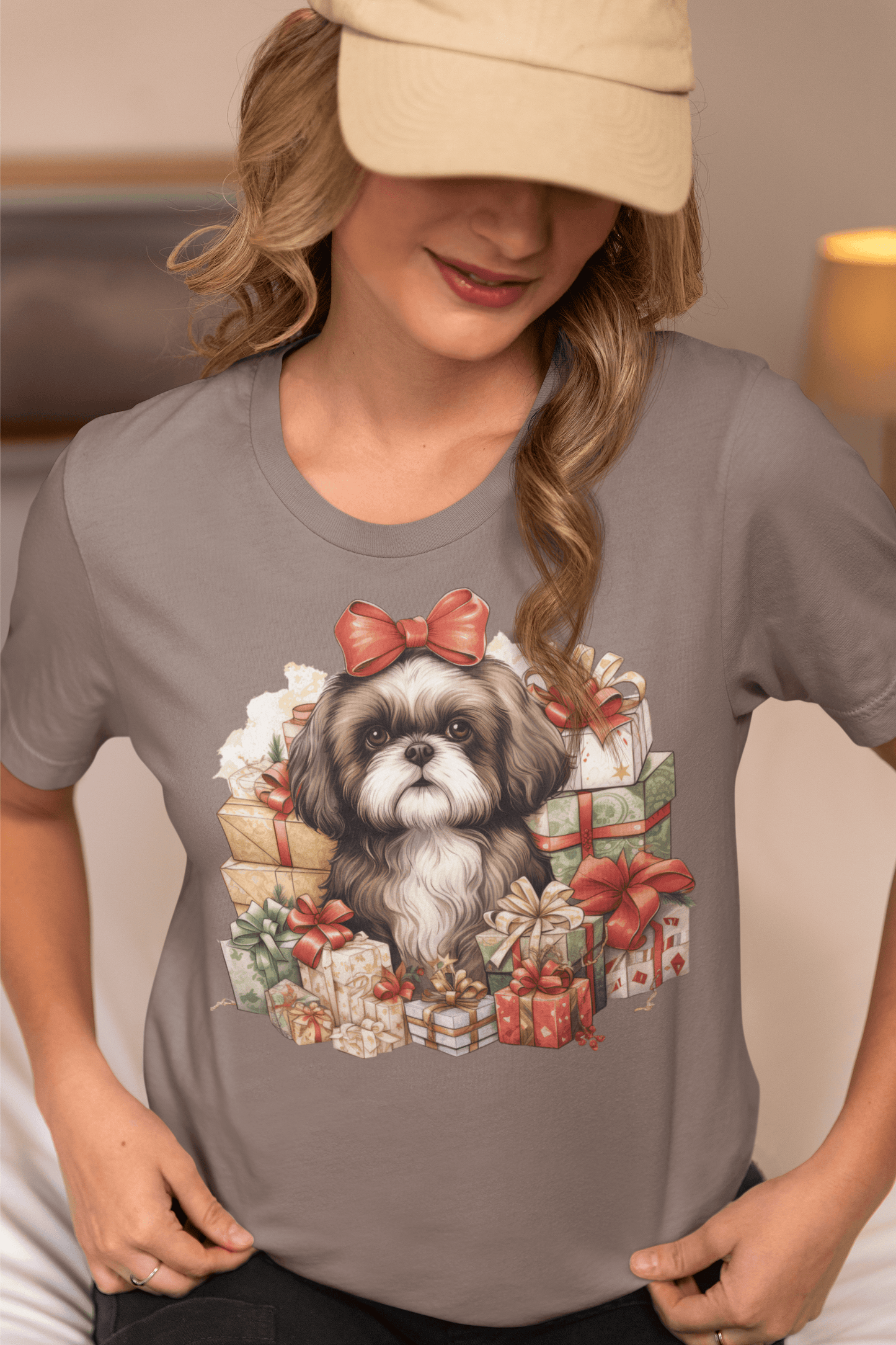 Christmas Gifts Shih Tzu T-Shirt – Perfect Holiday Gift for Dog Lovers - Shih Tzu Gifts